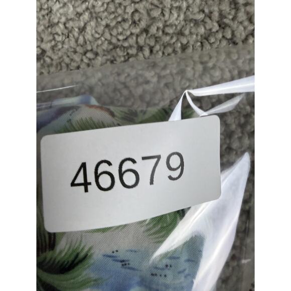 Vintage Pineapple Connections Shirt Mens Large Blue Rayon Hawaiian Aloha 90s - Picture 11 of 11